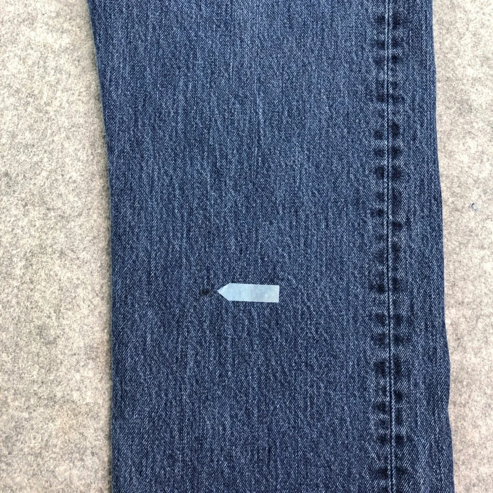 Levis 501 Mens Jeans 38x34 (fits 38x31) Straight Leg Blue Dark Wash Regular VTG